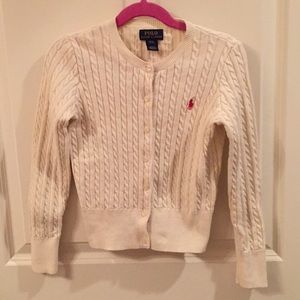Polo by Ralph Lauren Shirts & Tops - Polo Ralph Lauren Cream Cardigan Polo by Ralph Lauren Shirts & Tops - Polo Ralph Lauren Cream Cardigan